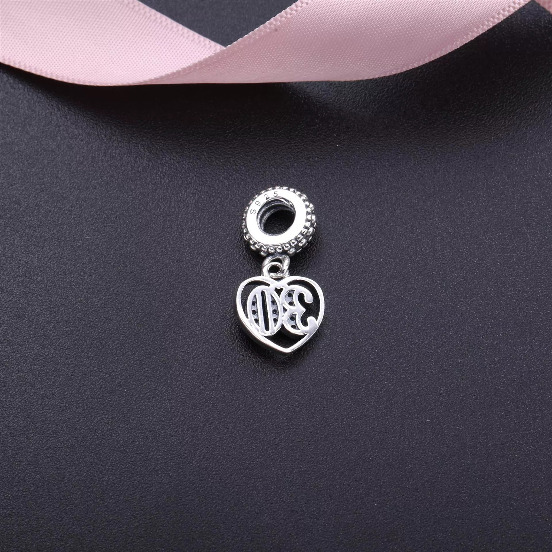 Charm PANDORA de Prata Aniversário Casamento de 30 Anos - 791287CZ