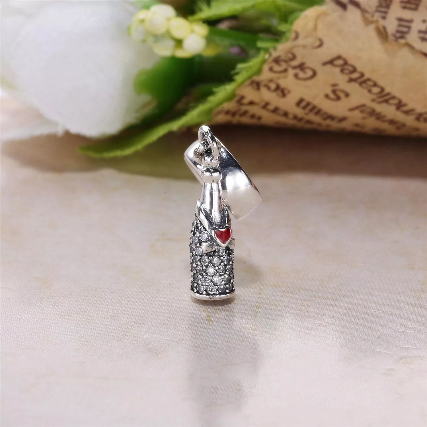 Pingente PANDORA Champanhe - 792152CZ