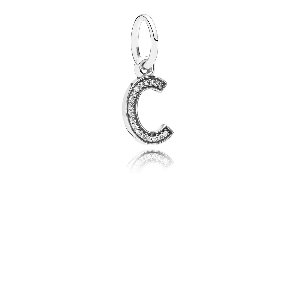 Pingente PANDORA de Prata Brilhante Letra C - 791315CZ