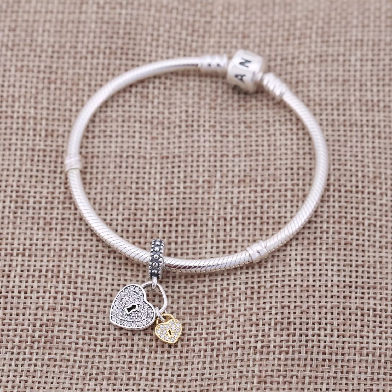 Pingente PANDORA Love Locks - 791807CZ