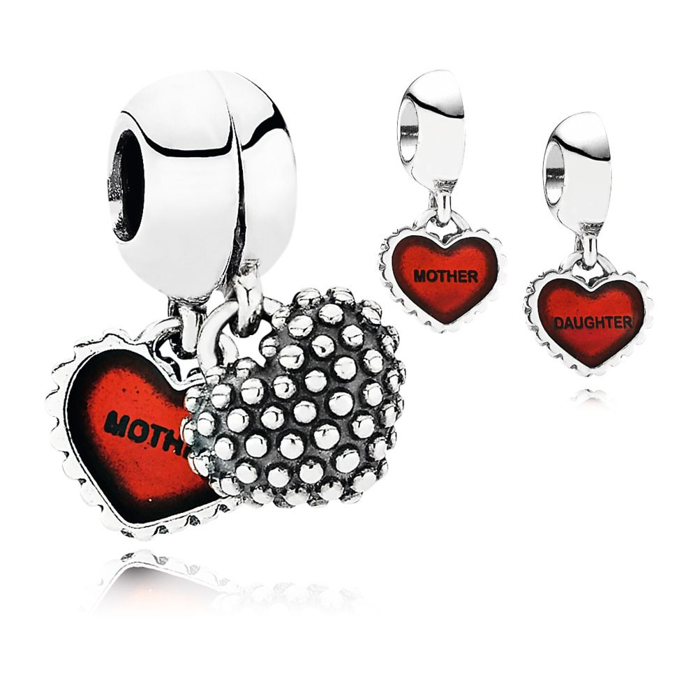 pingente pandora mae e filha