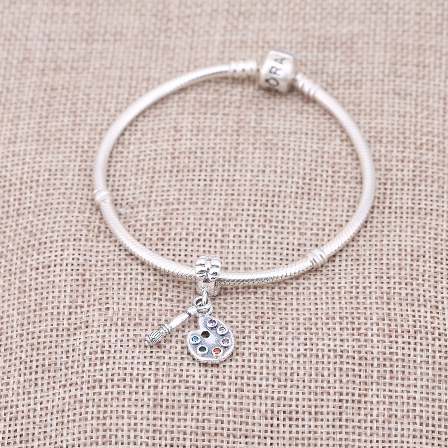 Charm PANDORA de Prata Pendente Palheta de Artista - 791268CZMX