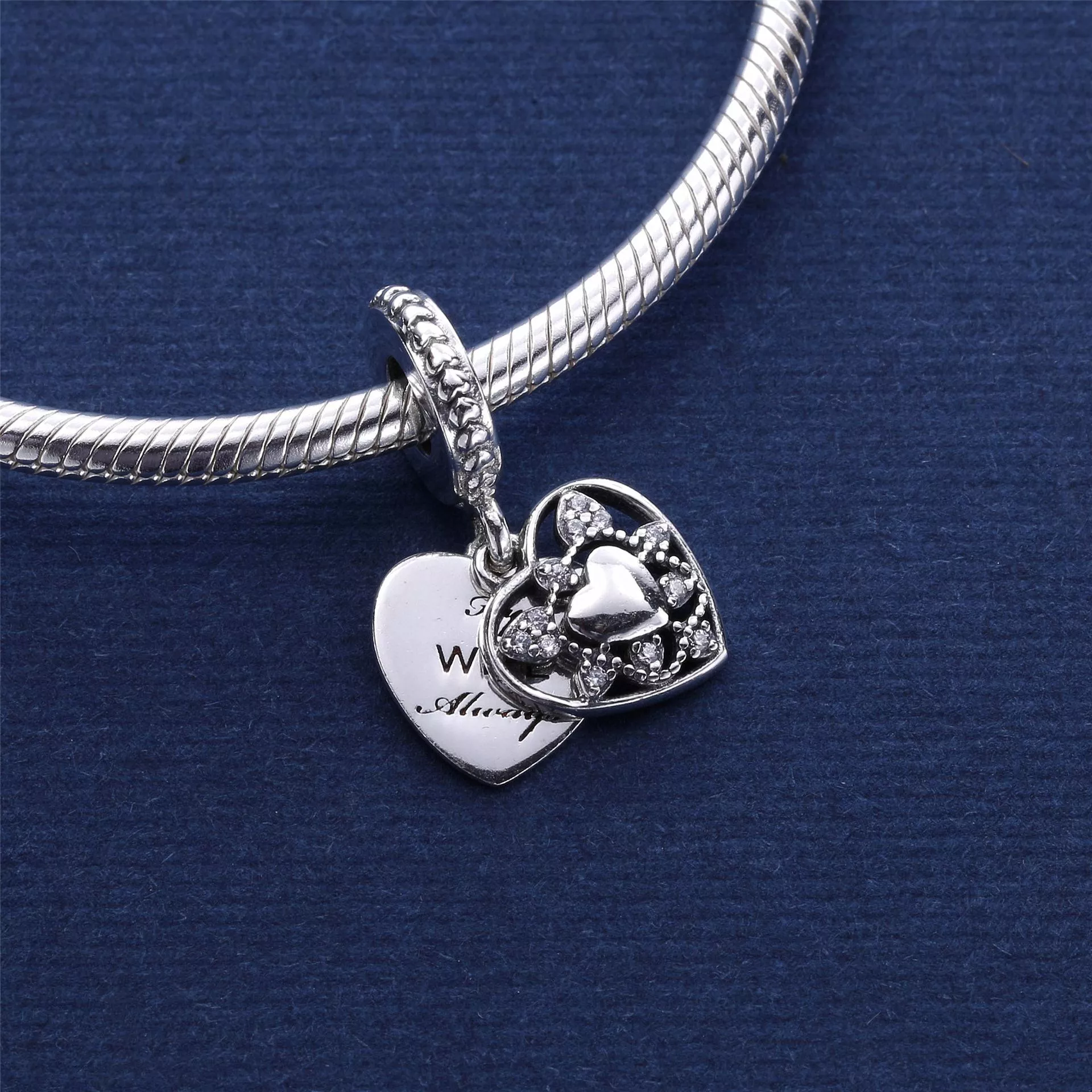 Pingente PANDORA "Para Sempre Minha Esposa" - 792099CZ