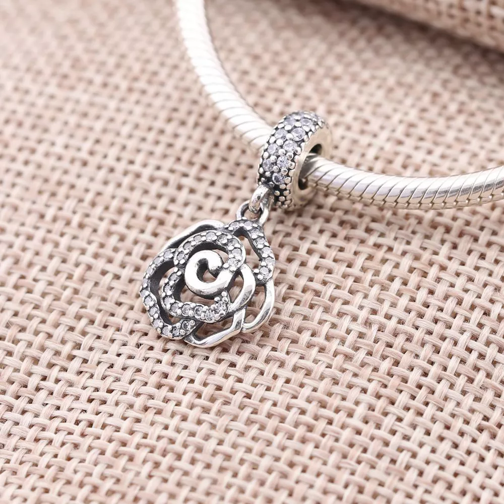 Pingente PANDORA Rosa Brilhante - 791526CZ