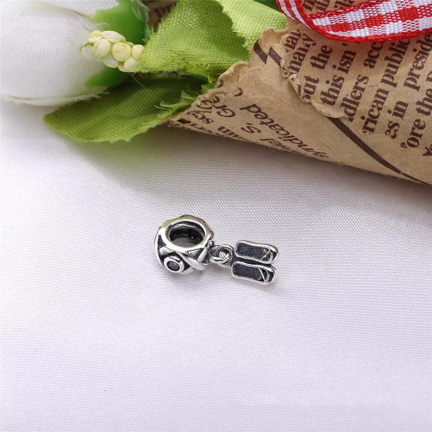 Charm PANDORA de Prata Pendente Sapatilhas de Balé - 790520PCZ