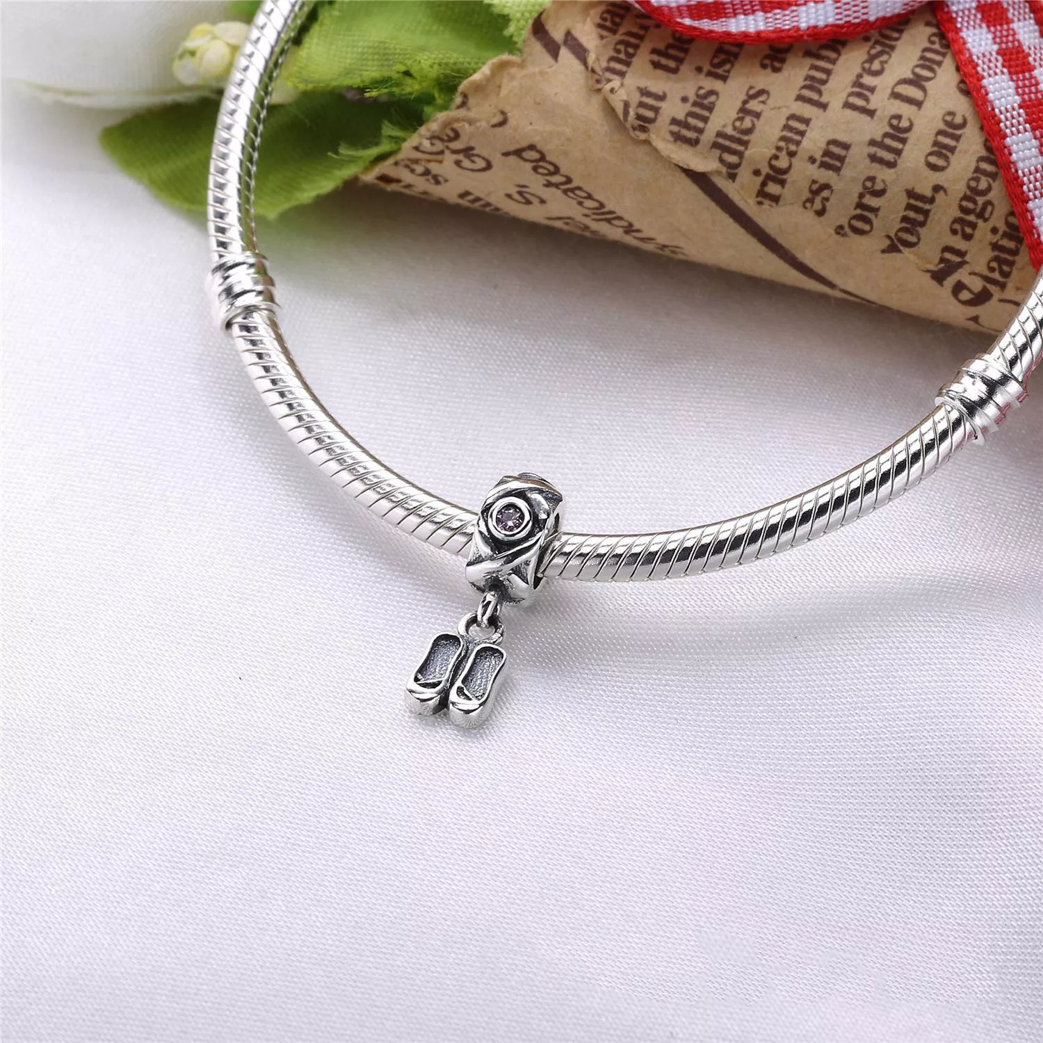 Charm PANDORA de Prata Pendente Sapatilhas de Balé - 790520PCZ