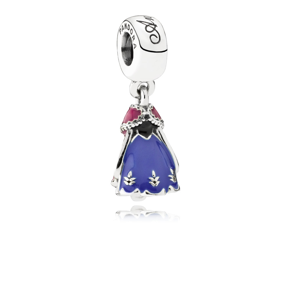pingente pandora vestido anna 791591enmx