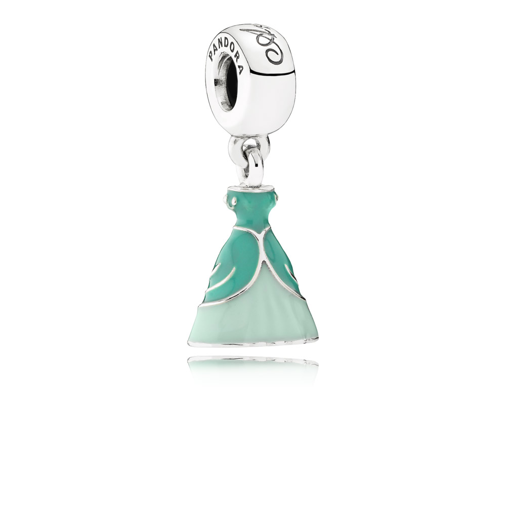 pingente pandora vestido ariel 791577enmx