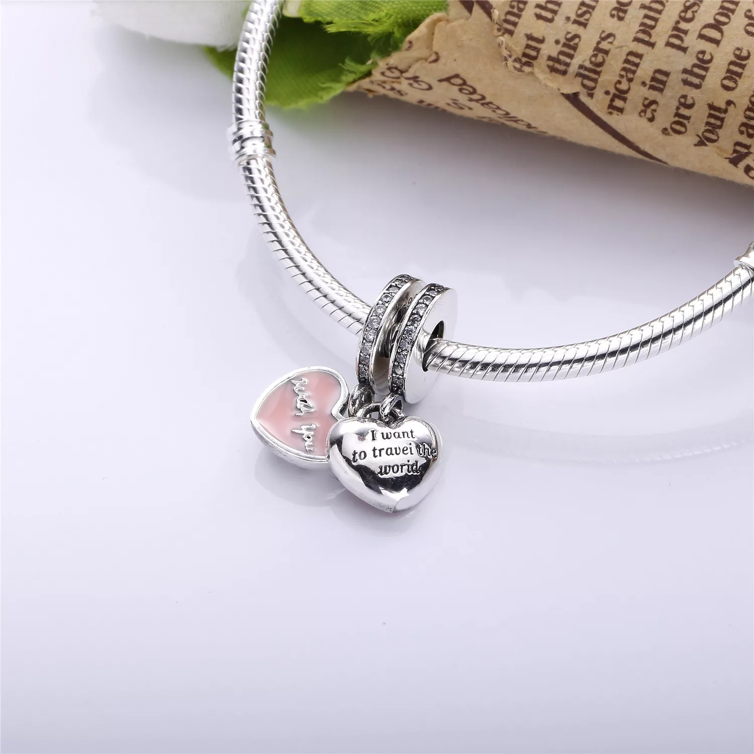 Conta Pendente PANDORA Viagem a Dois - 791717CZ