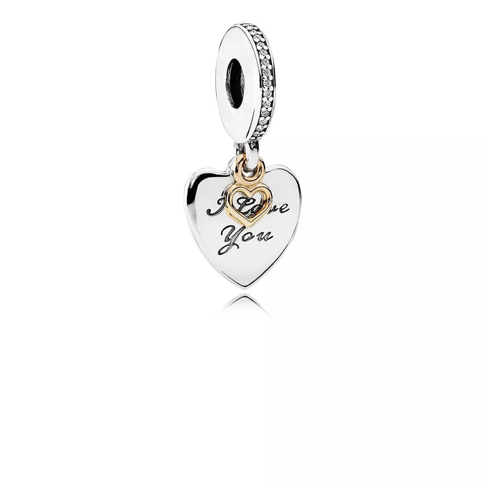 Pingente PANDORA "Te amo para sempre" - 792042CZ