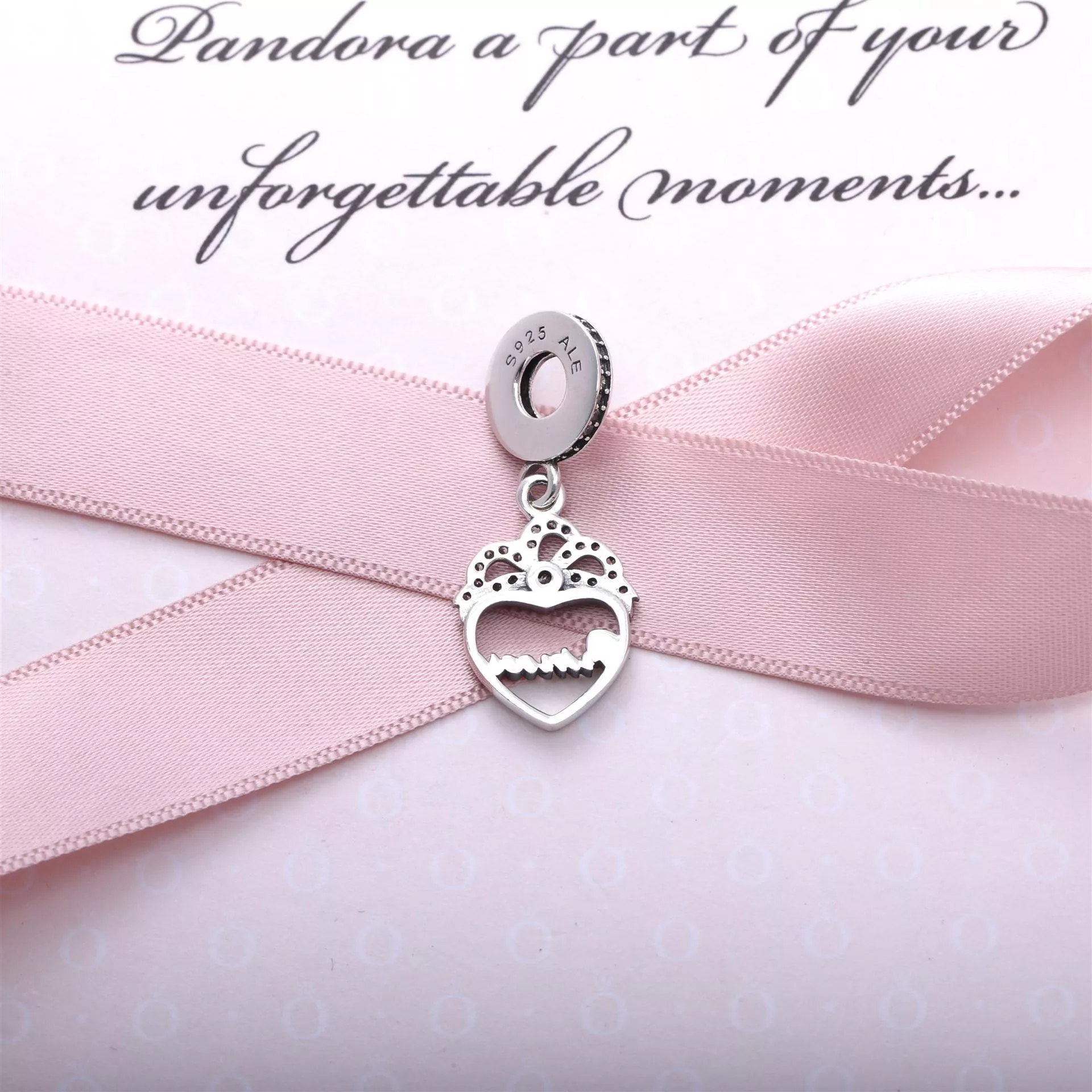 Pingente PANDORA Coração de Princesa - 791962CZ