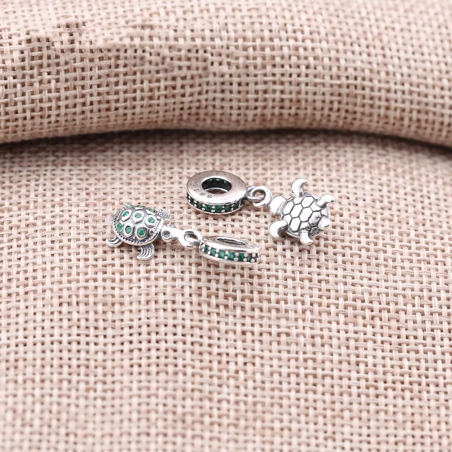 Pingente Pandora de prata Tartarugas