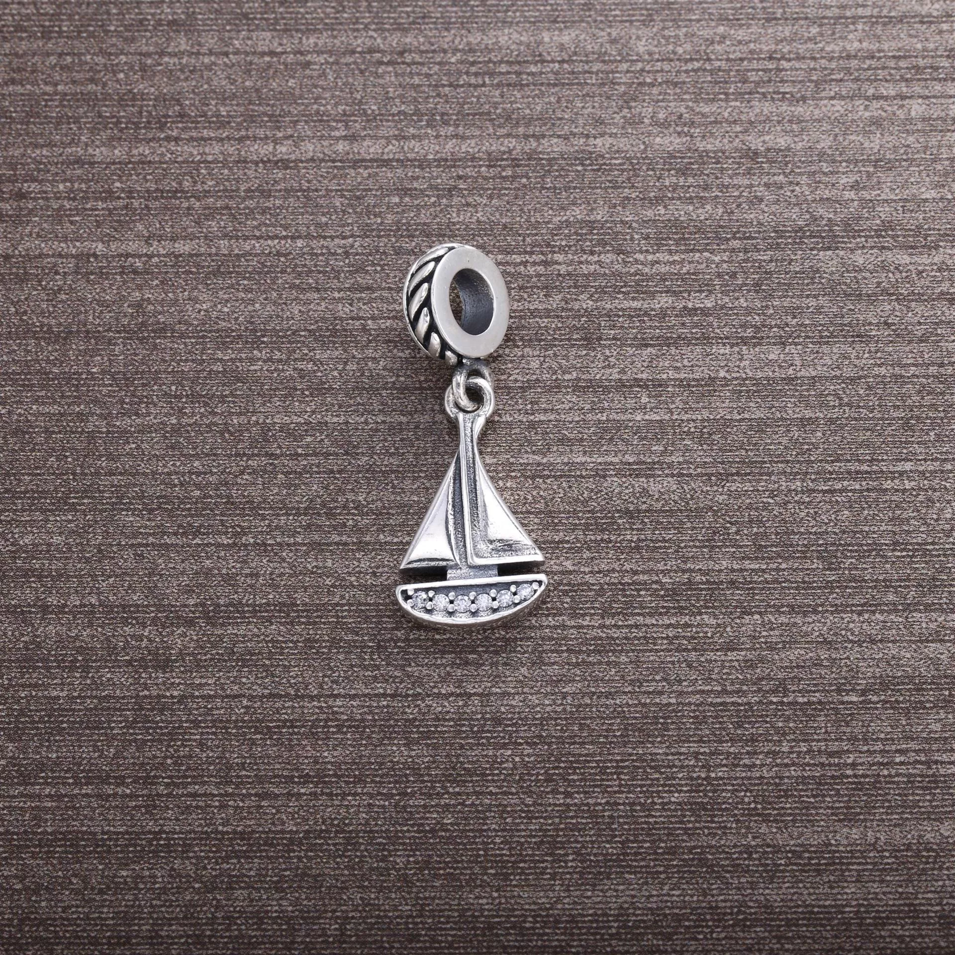 Charm PANDORA de Prata Pendente Barco Velejador - 791138CZ