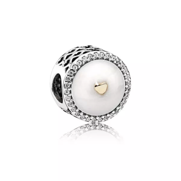 Charm berloques PANDORA Coração Precioso - 792073EN23