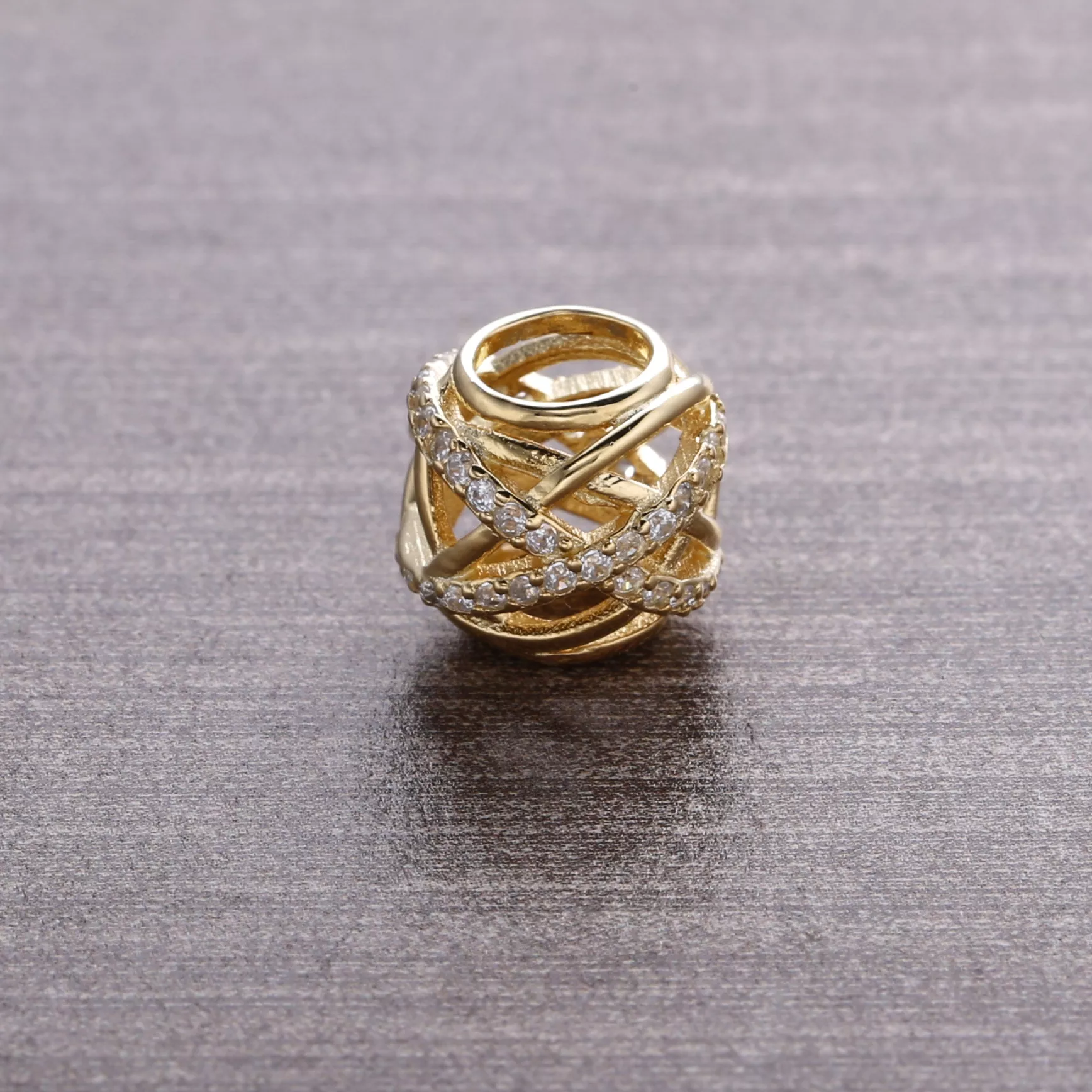 Charm berloques PANDORA de Ouro Brilho da Galaxia