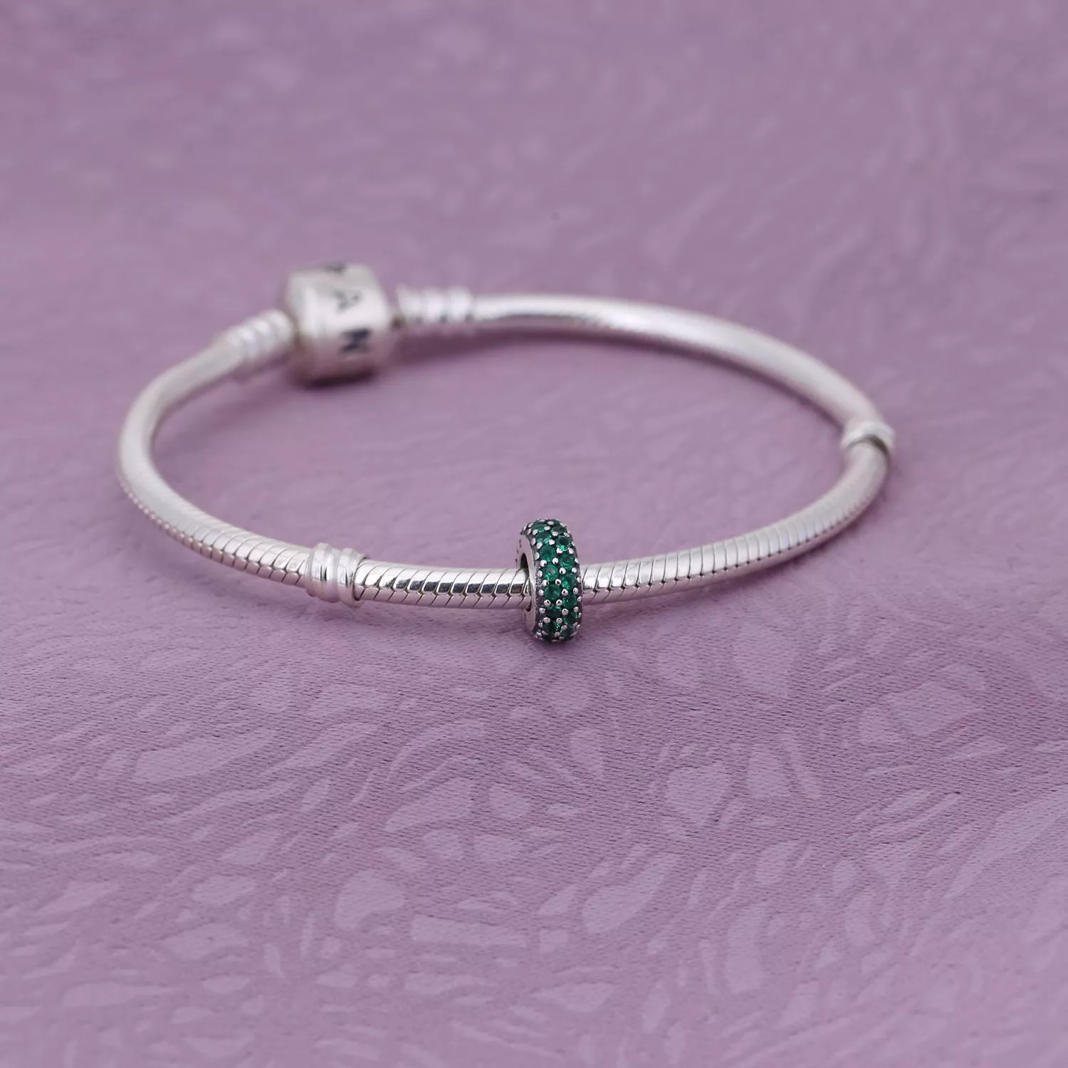 Separador PANDORA Brilho Brilhante Verde - 791359CZN