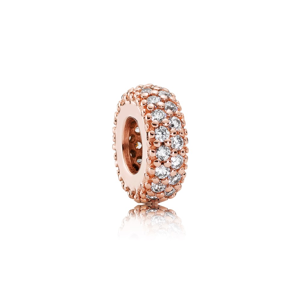 separador pandora rosê brilho brilhante 781359cz