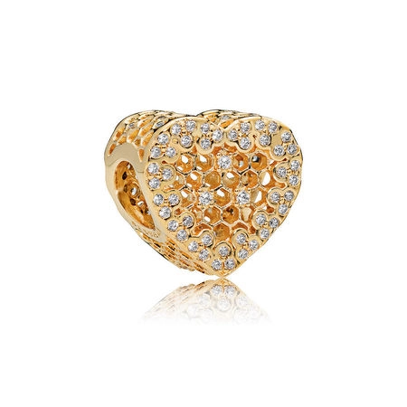 (imagem para) Charm berloques PANDORA Shine Favo de Mel - 767039CZ