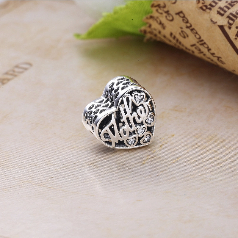 (imagem para) Charm PANDORA "Mãe, eu amo você" - 792067EN23 - Visualizar 2