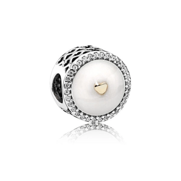 (imagem para) Charm berloques PANDORA Coração Precioso - 792073EN23