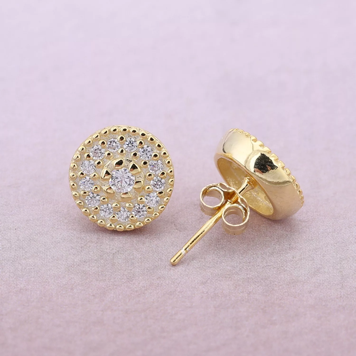 Brinco PANDORA Petit Pólen de Ouro