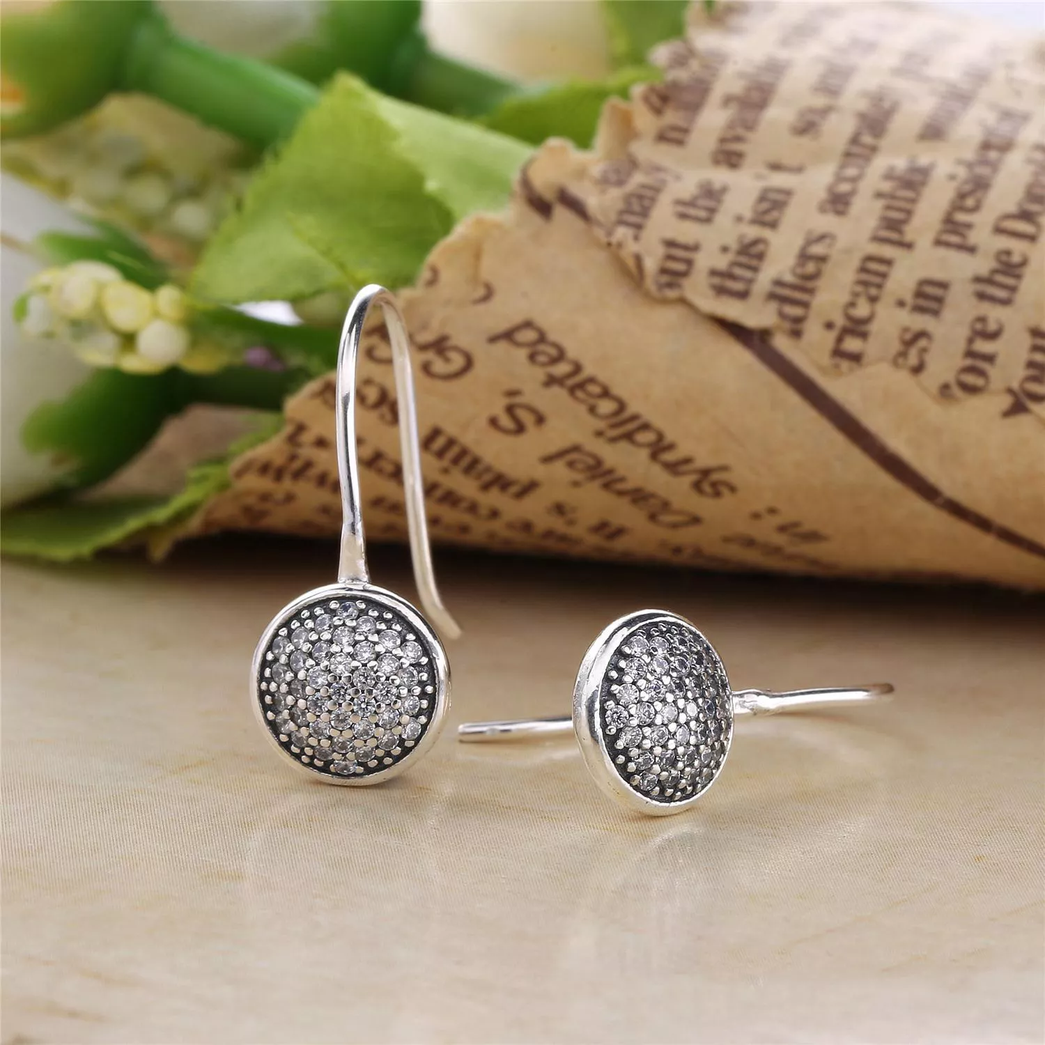 Brinco PANDORA Gotas Brilhantes - 290734CZ