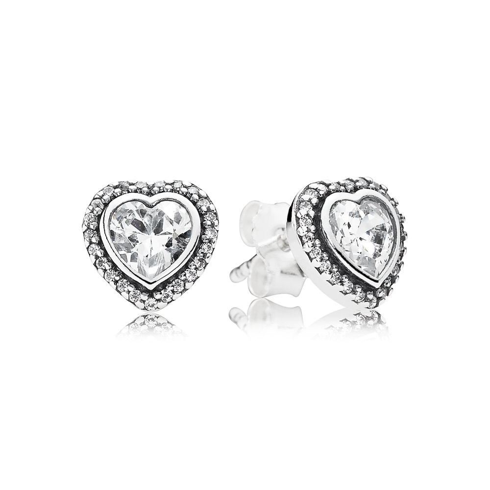 brinco pandora amor brilhante 290568cz