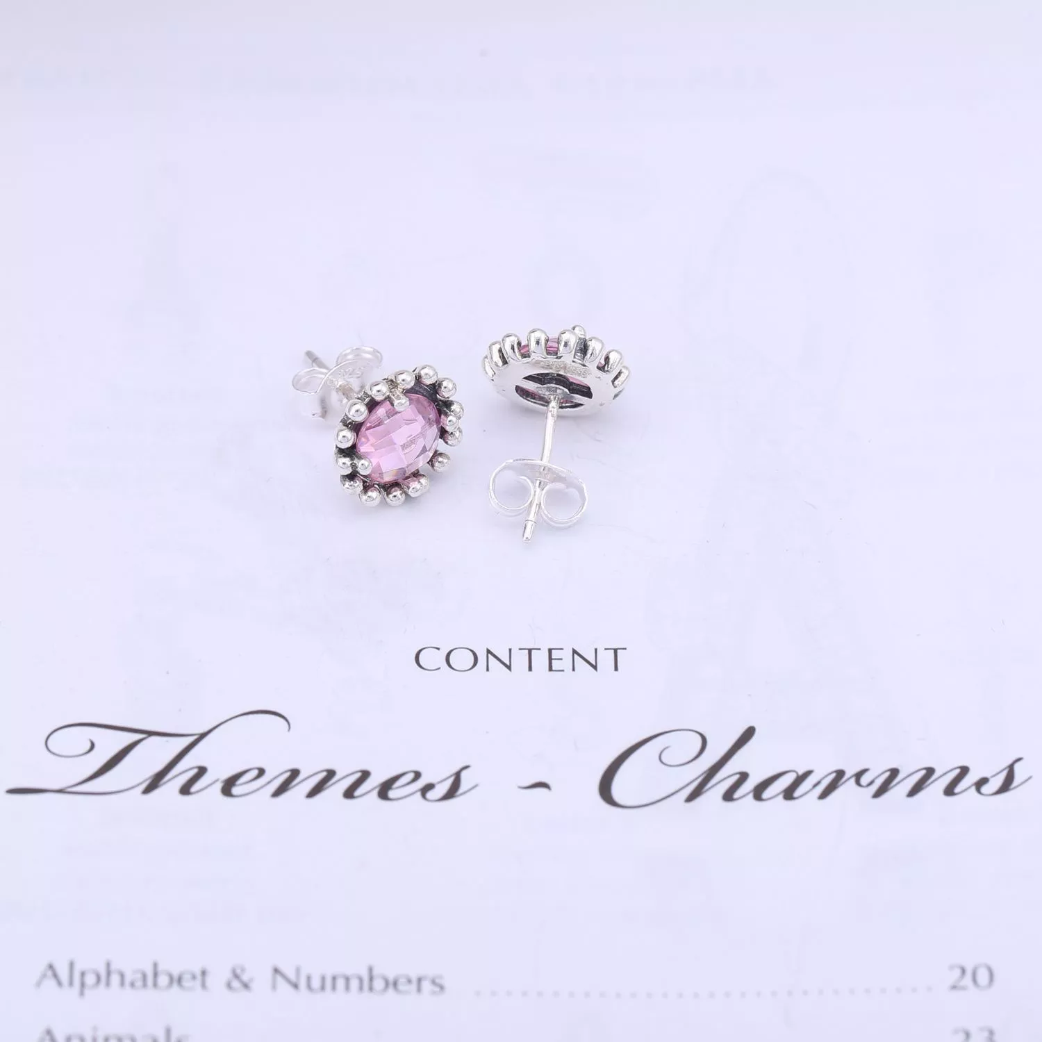 Brinco PANDORA de Prata Marinho Celestial - 290561NBC