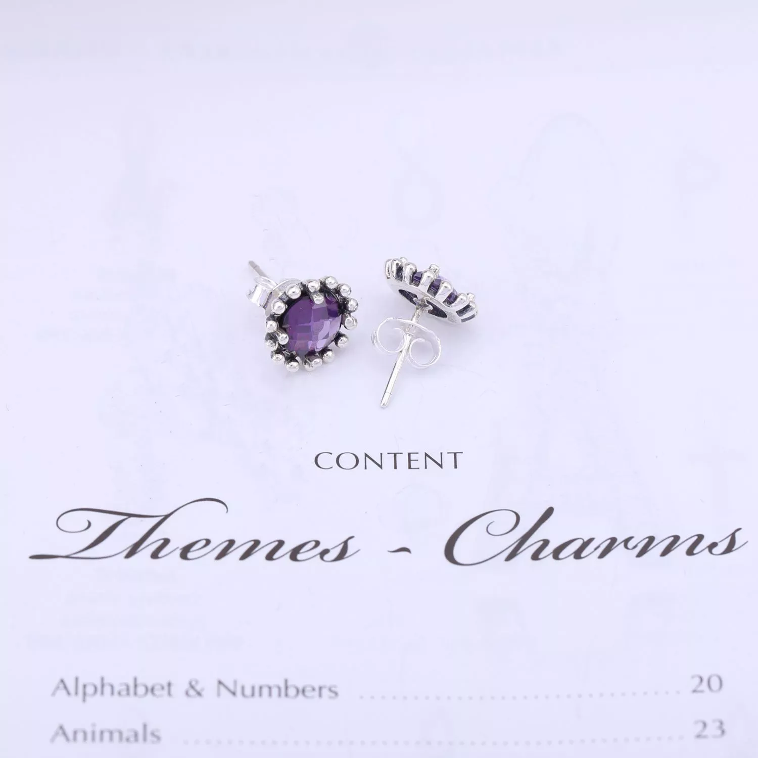 Brinco PANDORA de Prata Marinho Celestial - 290561NBC