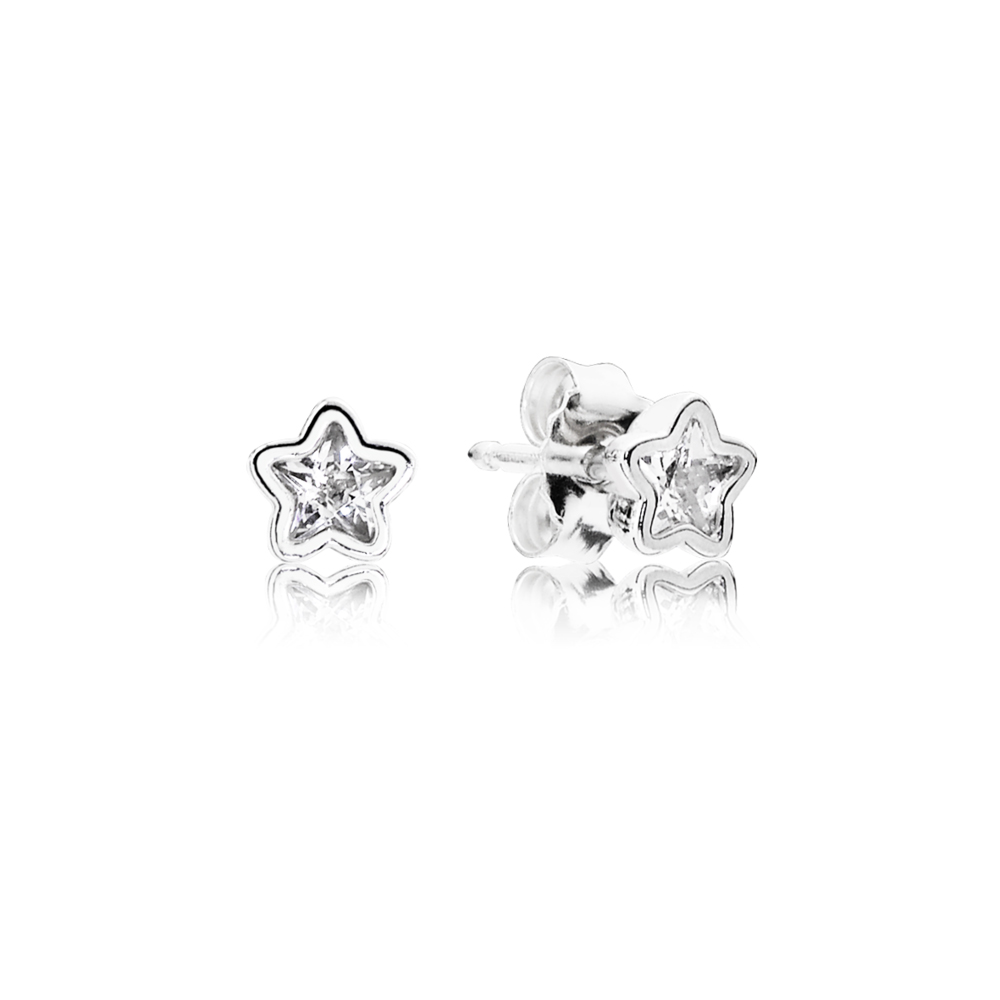 brinco pandora estrela guia 290597cz