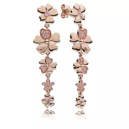 brinco pandora flores silvestres