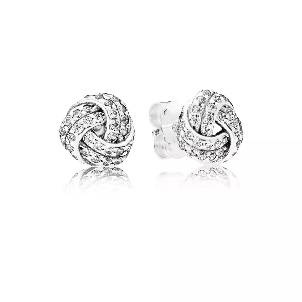 brinco pandora nó do amor 290696cz