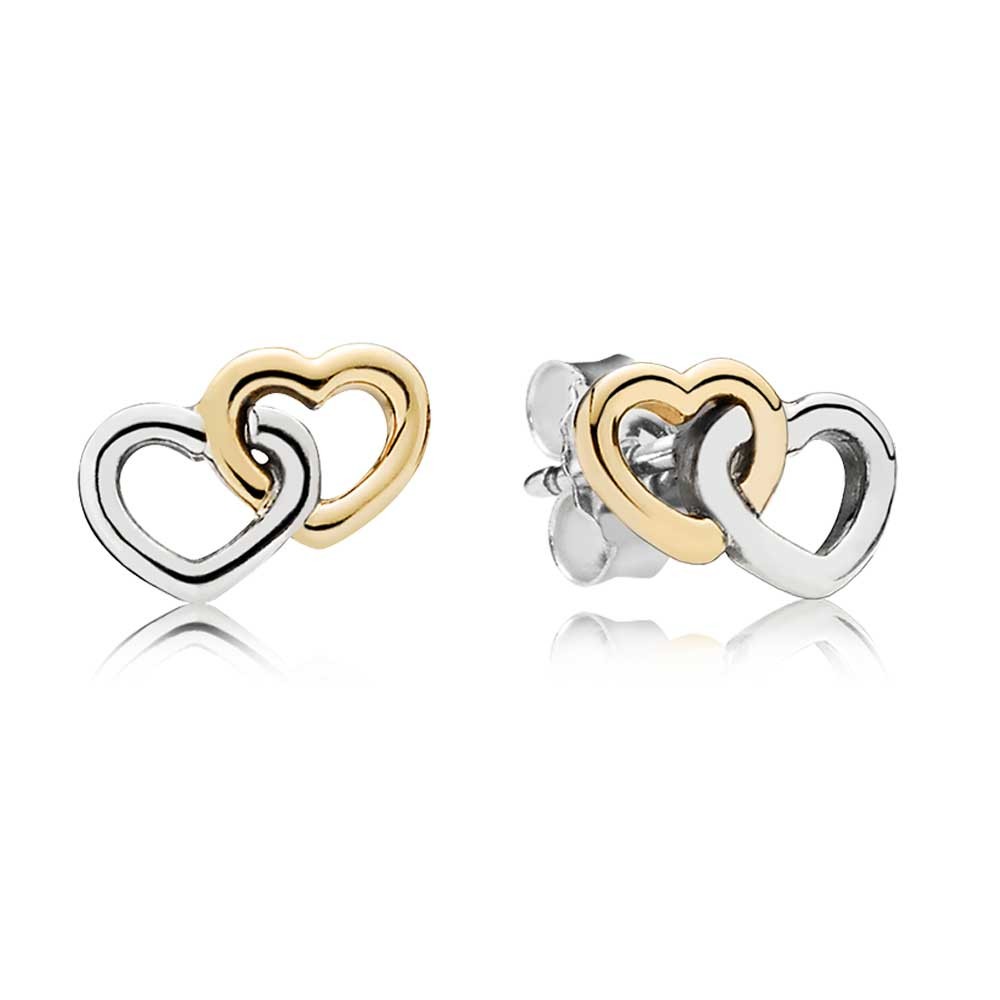 brincos pandora amor do coração 290567