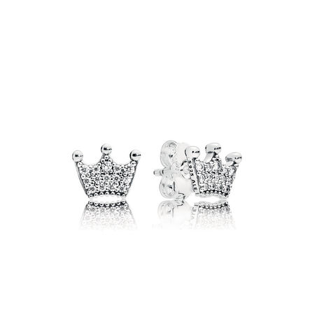 brincos pandora coroa da marquesa 297127cz