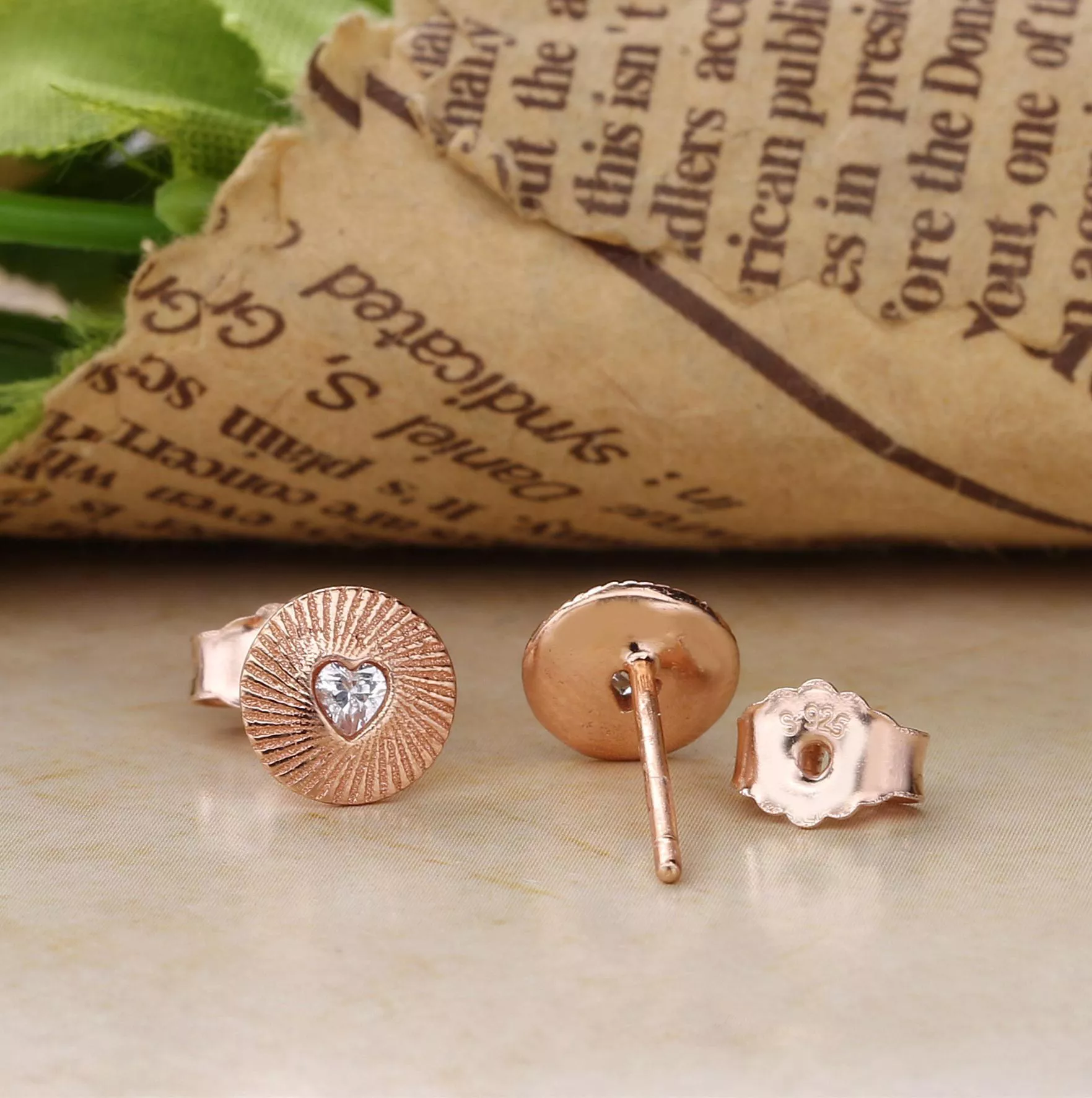 Brincos Pandora de PANDORA Rose Coração amor