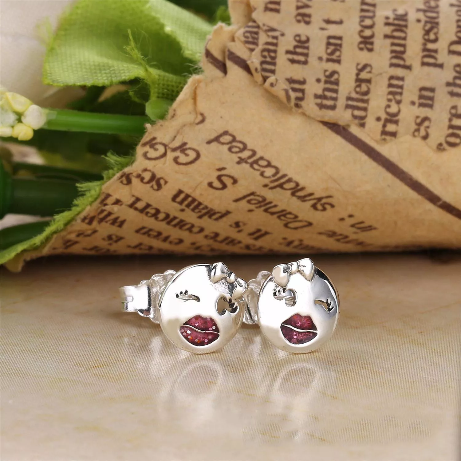 Brincos PANDORA Piscadinha - 297102EN161