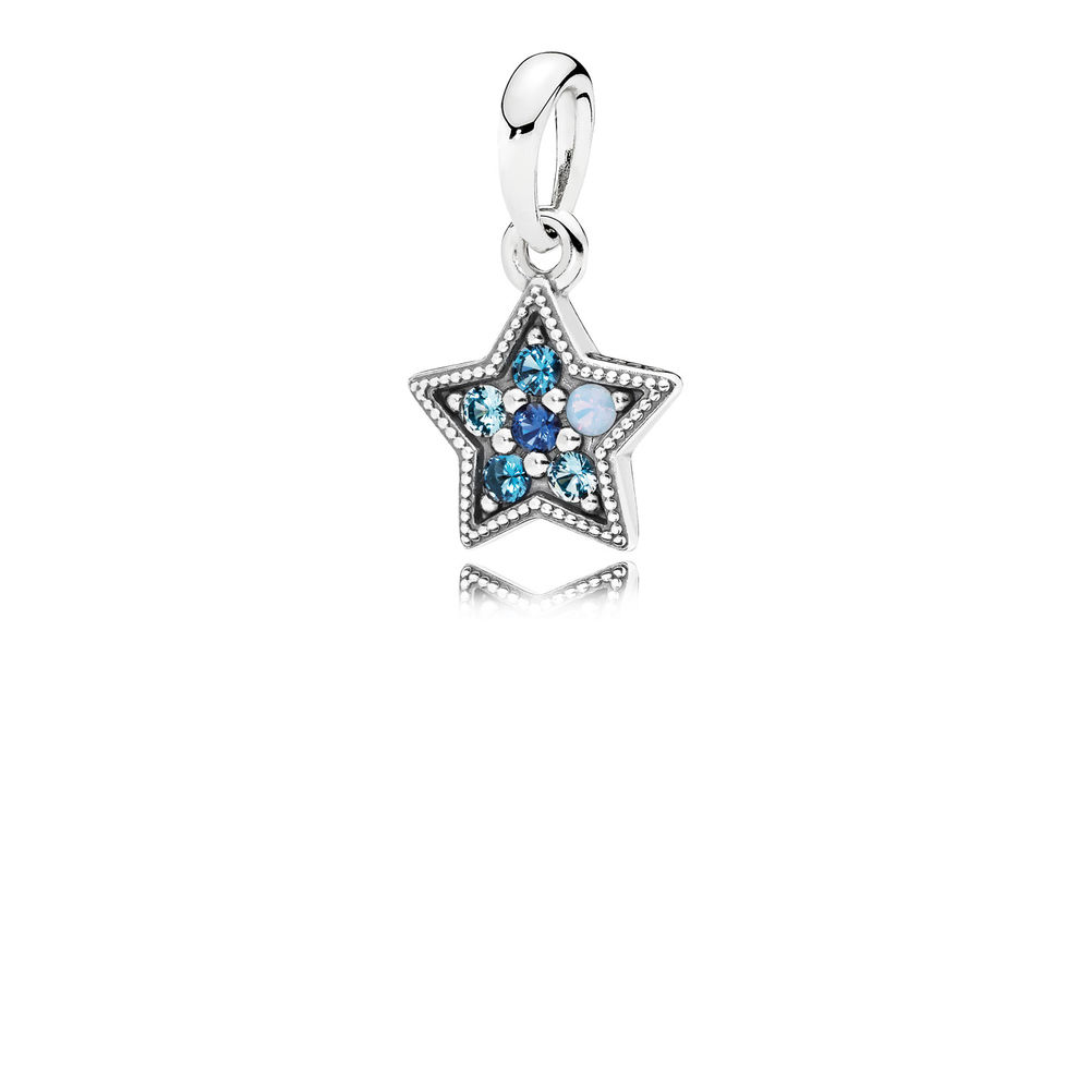 charm pendente pandora estrela brilhante 396376nsbmx