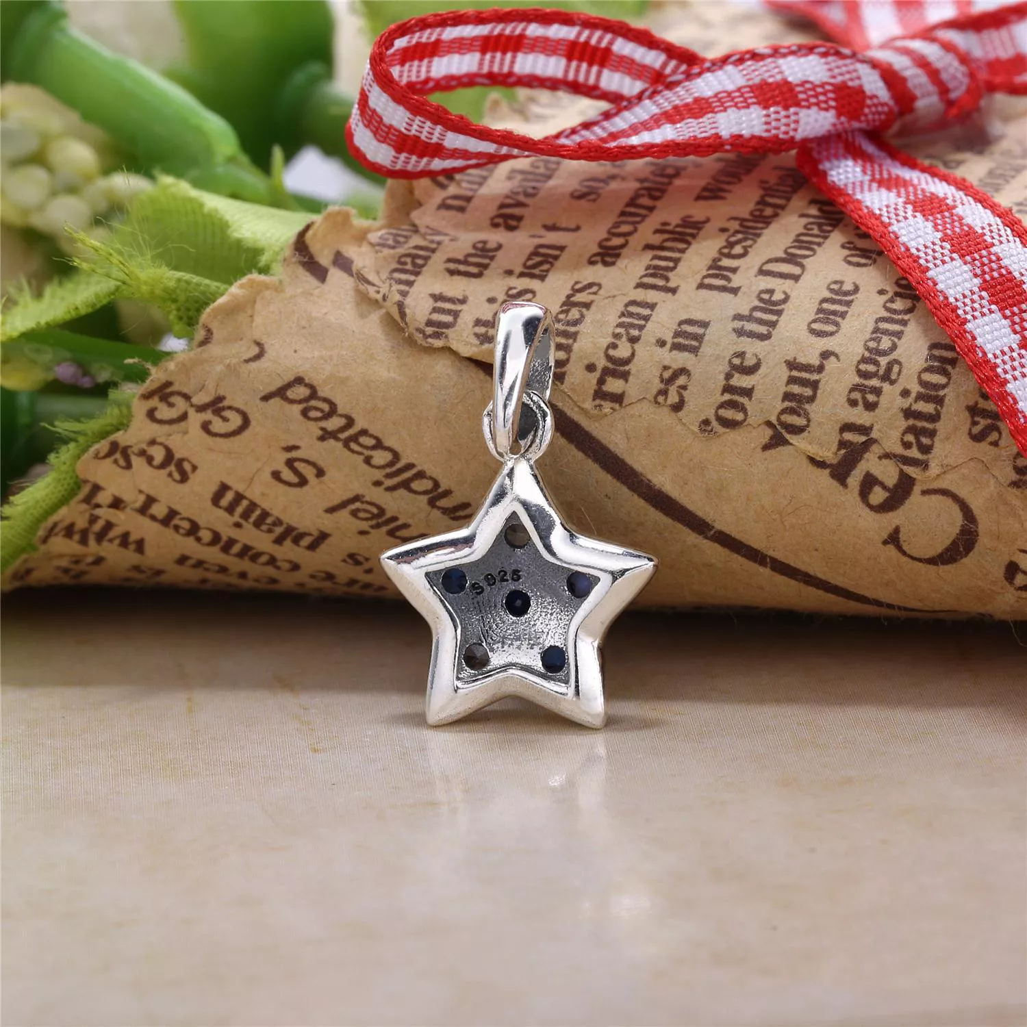 Charm Pendente PANDORA Estrela Brilhante - 396376NSBMX