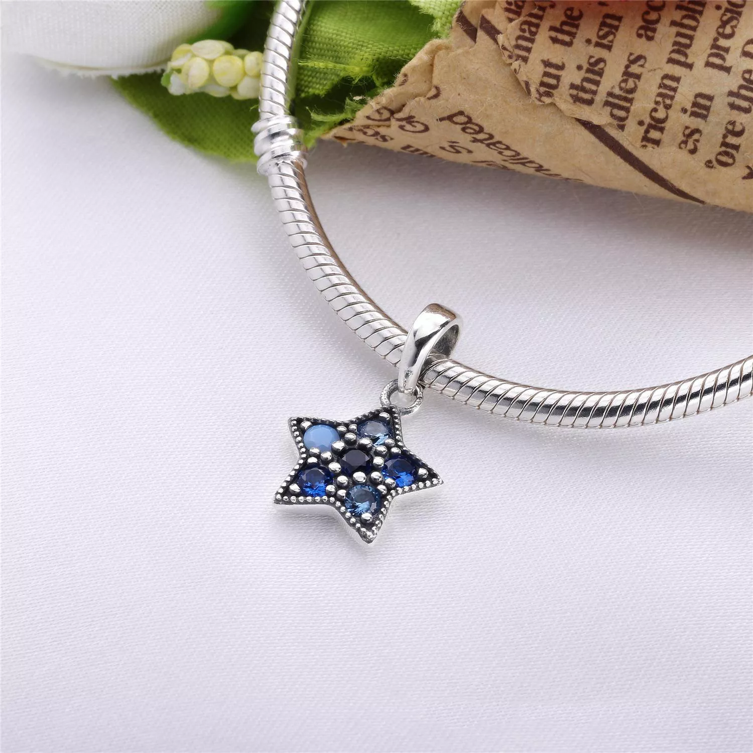 Charm Pendente PANDORA Estrela Brilhante - 396376NSBMX