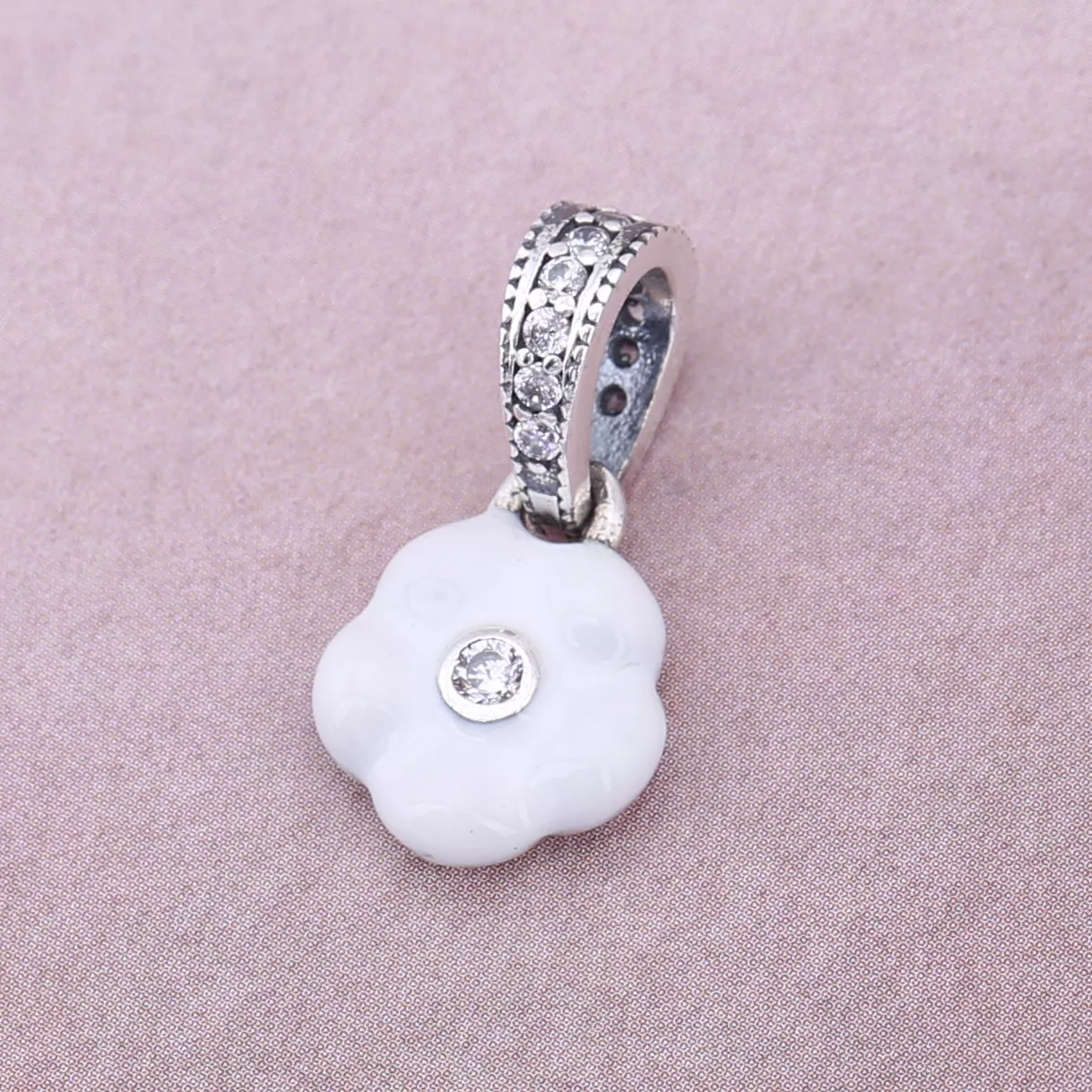 Charm Pendente PANDORA Flor Luminosa - 390386MOP