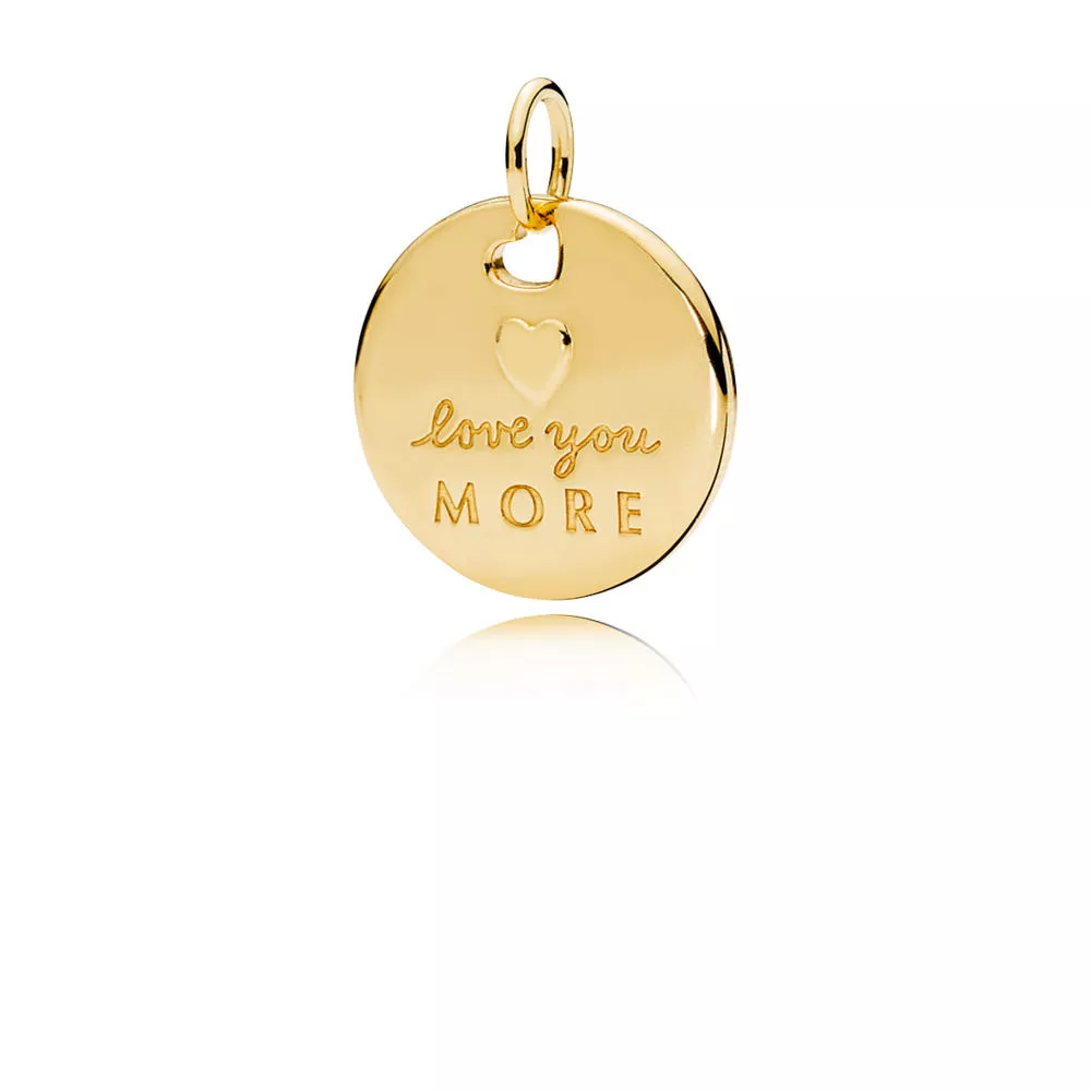 charm pendente pandora shine te amo muito 367351en23