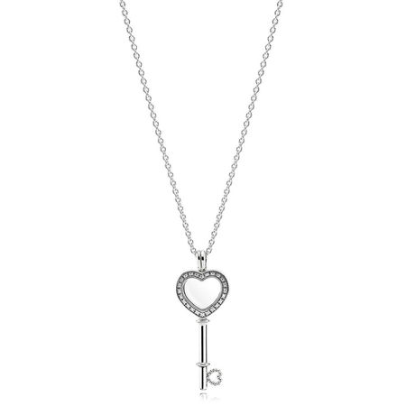 colar float locket chave do coração pandora resenha