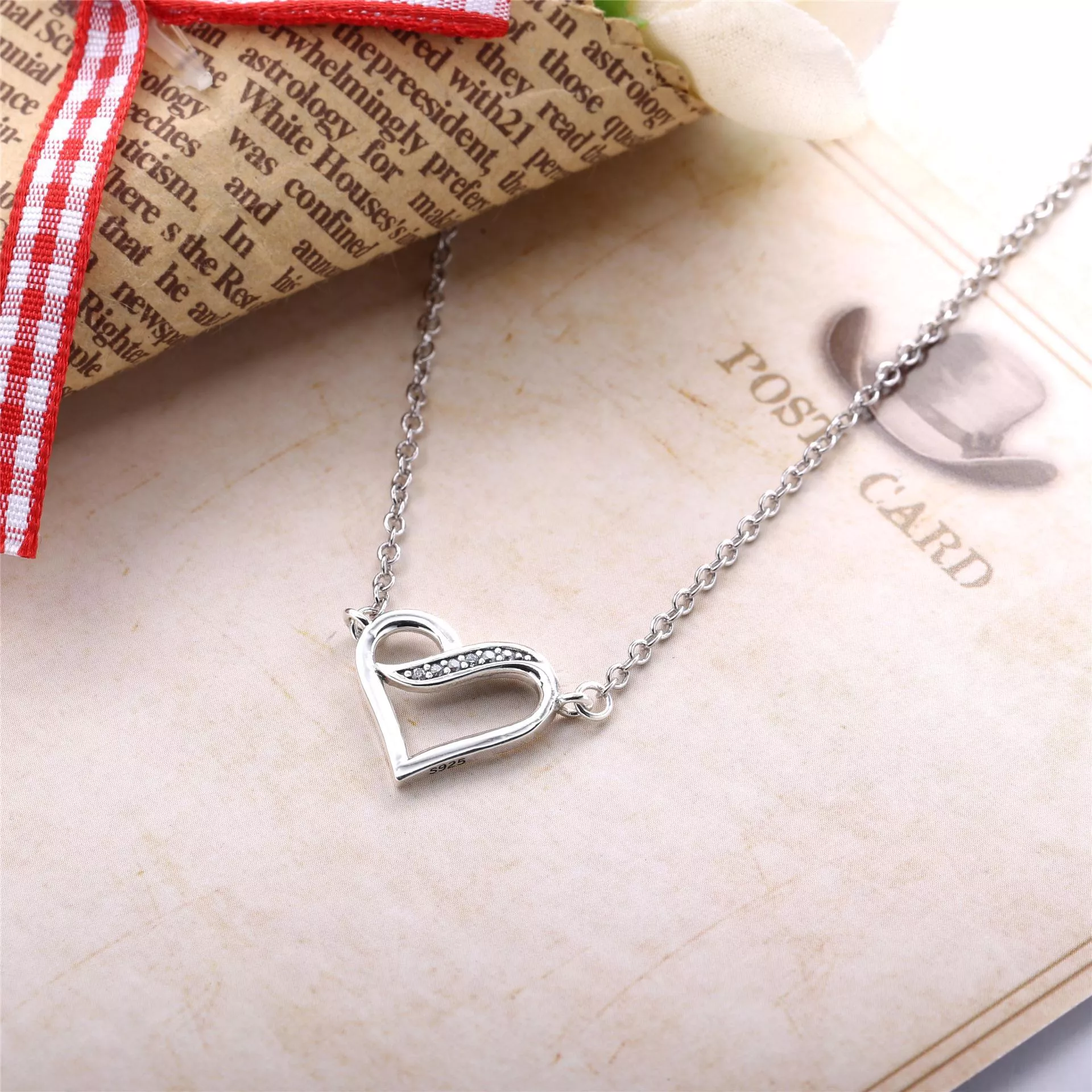 Colar PANDORA Laços do Amor - 590535CZ-45