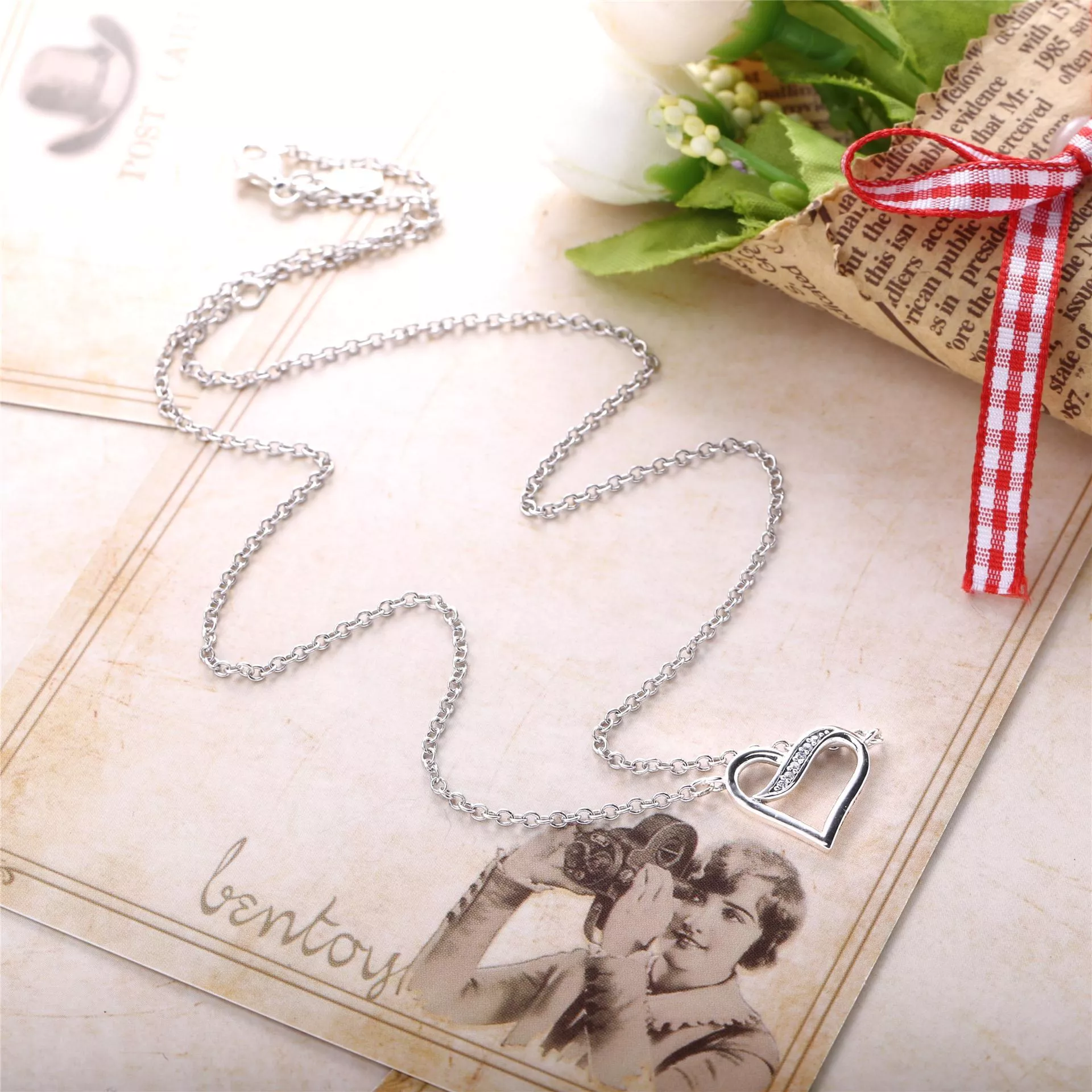 Colar PANDORA Laços do Amor - 590535CZ-45