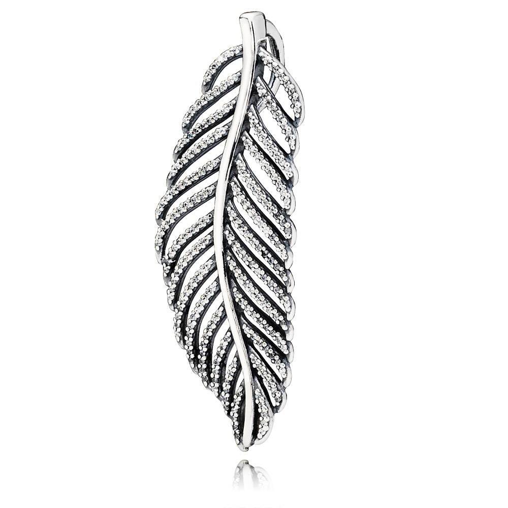 colar plumas pandora