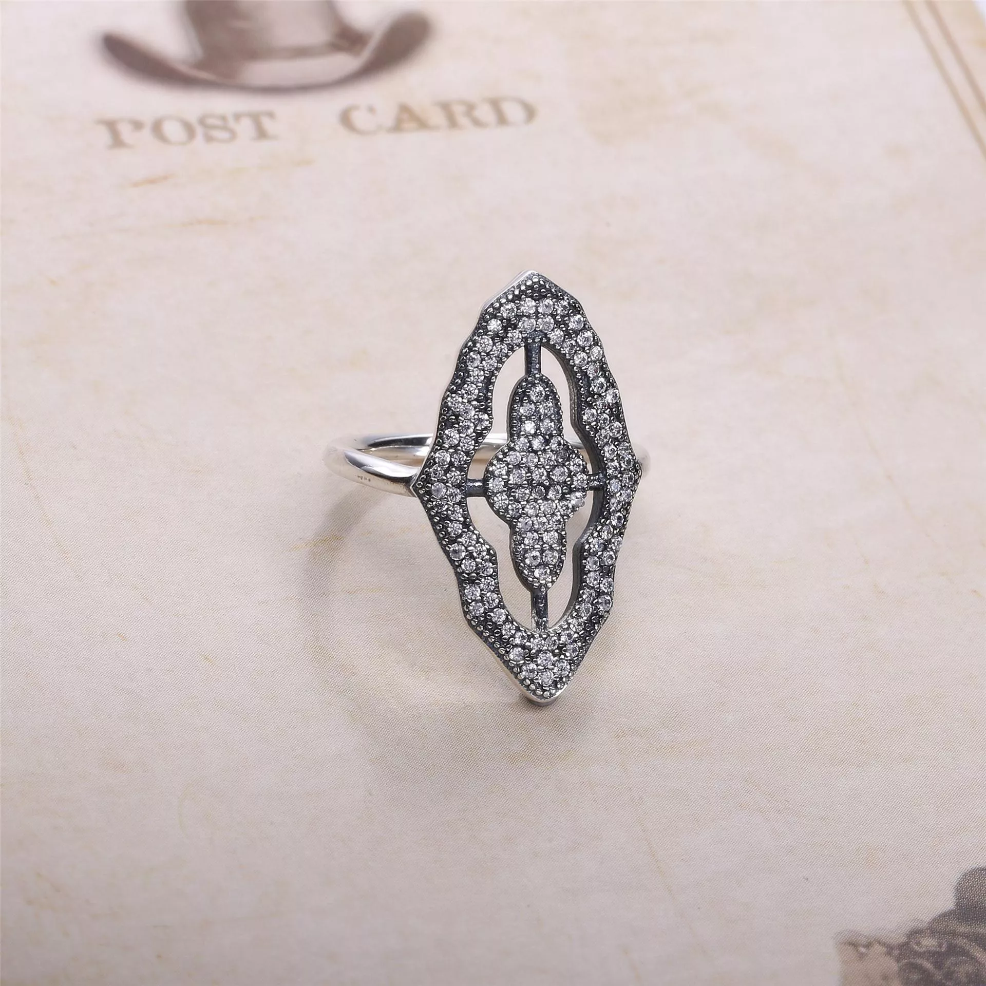 Anel PANDORA Bela Renda - 190917CZ