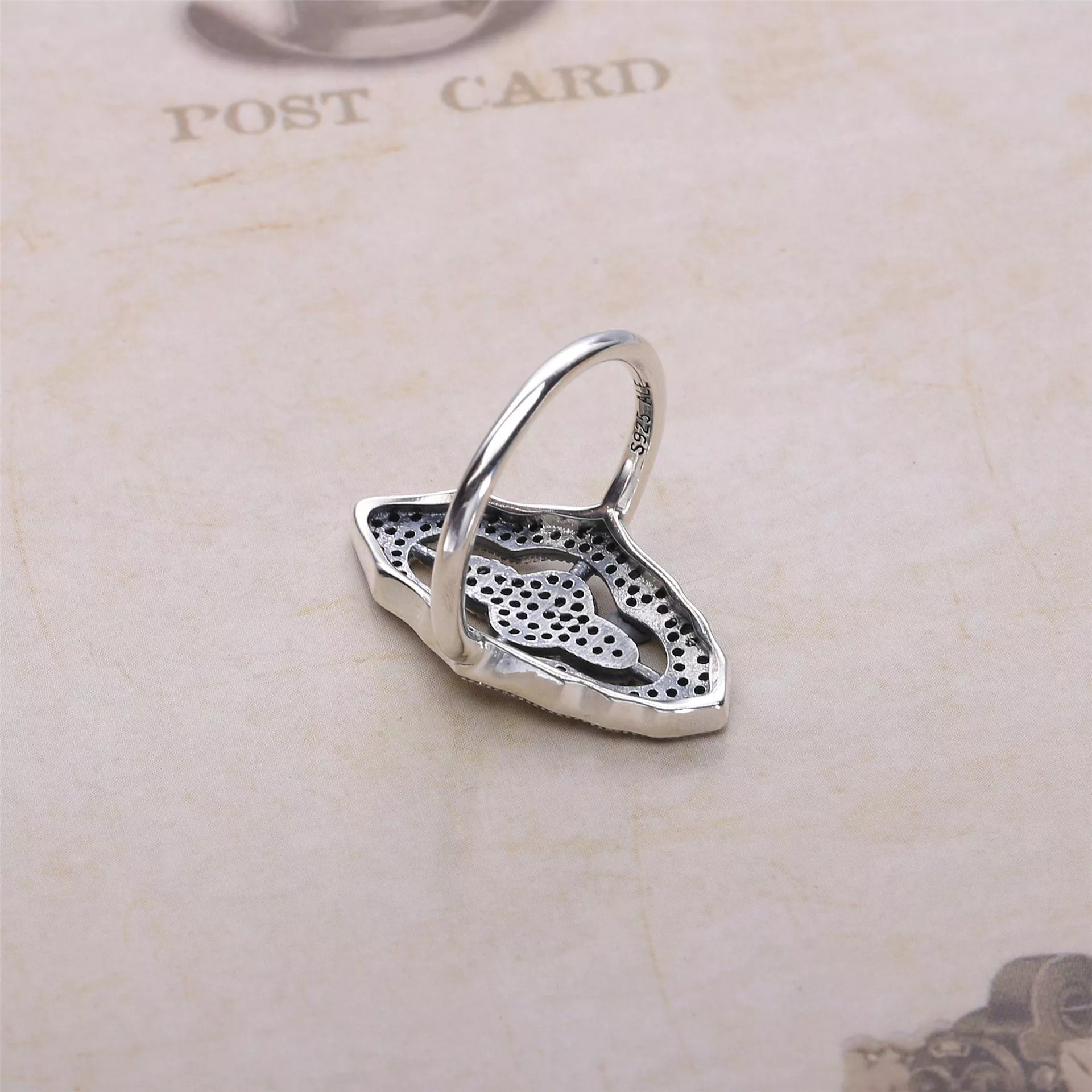 Anel PANDORA Bela Renda - 190917CZ