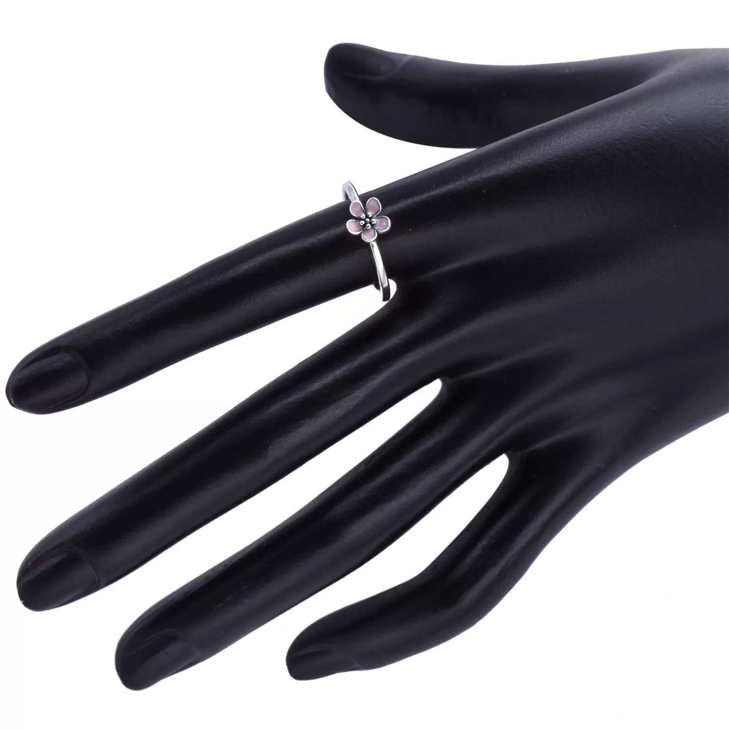 Anel PANDORA de Prata e esmalte rosa - 190879EN40