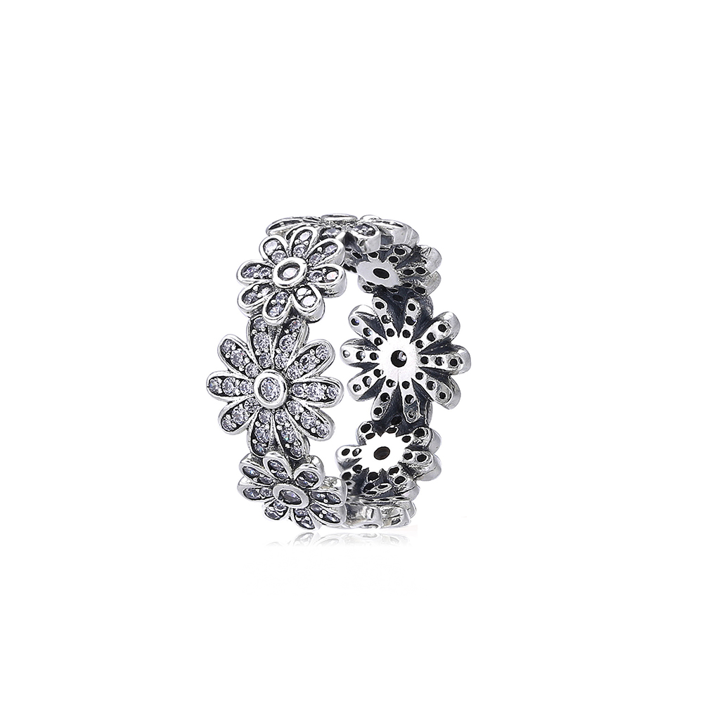 anel flor pandora