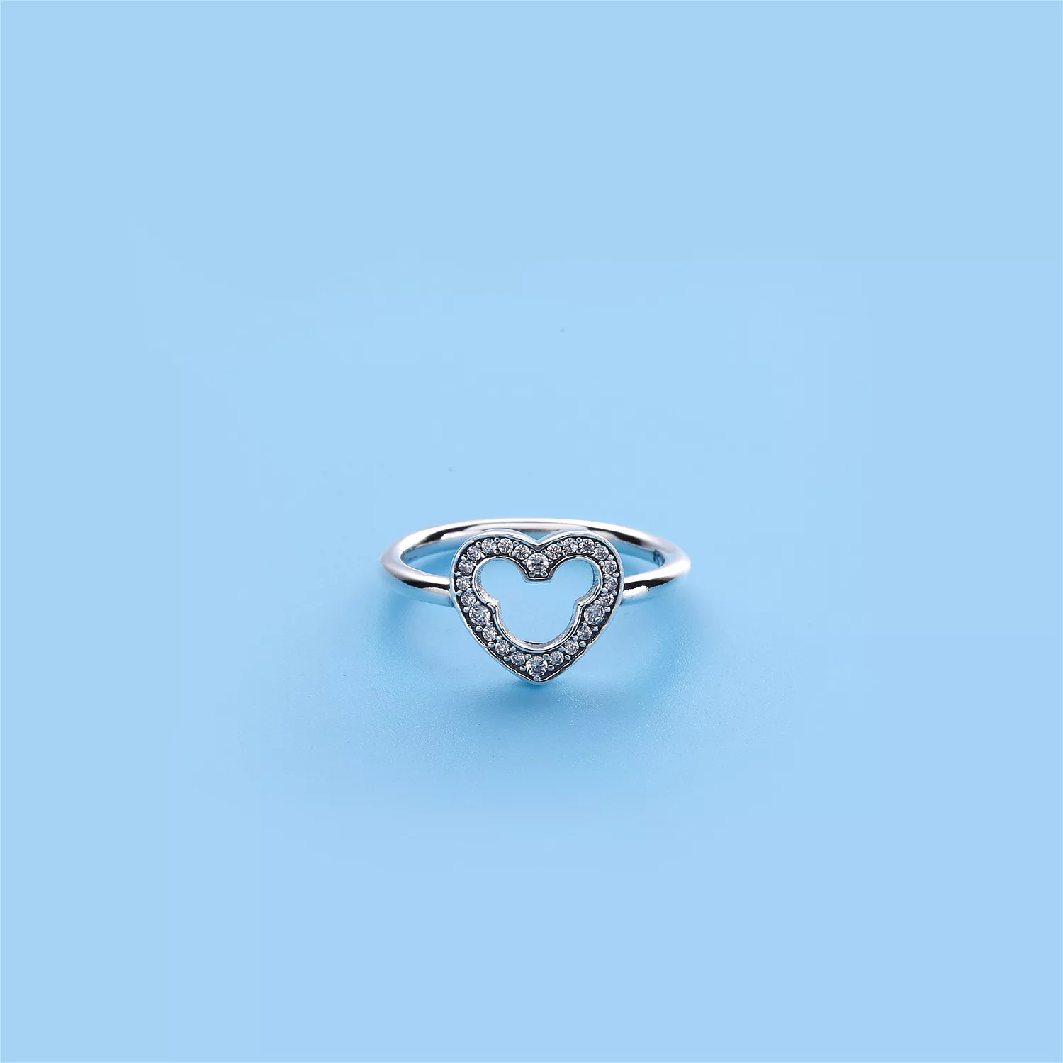 Anel PANDORA de prata Silhueta de mickey